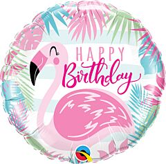 18" Birthday Pink Flamingo