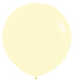 24" Pastel Matte Yellow Latex
