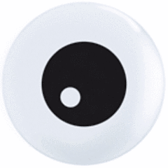 5" Qualatex Friendly Eyeball White Top