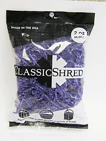 2 oz Paper Shred - Purple