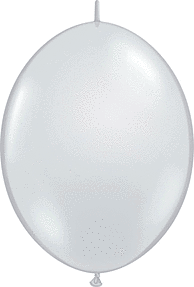 6" Qualatex Qlink Latex - Diamond Clear