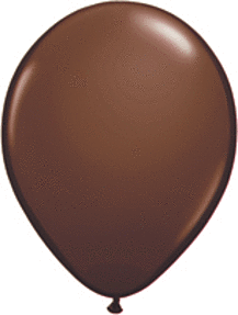 5" Qualatex Chocolate Brown Latex