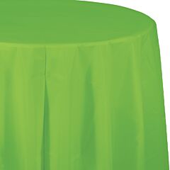 82" Plastic Round Table Cover - Fresh Lime