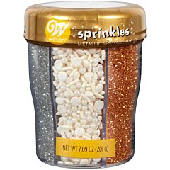6-Cell Metallic Sprinkles Mix, 7.09 oz