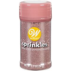 Rose Gold Sanding Sugar Sprinkles 3.17 oz