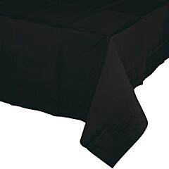 54X108" Paper Table Cover - Black Velvet