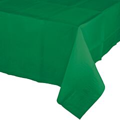 54X108" Paper Table Cover - Emerald Green