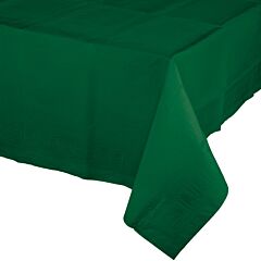 54X108" Paper Table Cover - Hunter Green