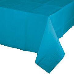 54X108" Paper Table Cover - Turquoise