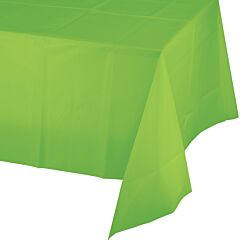 54" X 108" Plastic Table Cover - Fresh Lime