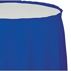 14' X 29" Plastic Skirt - Cobalt Blue