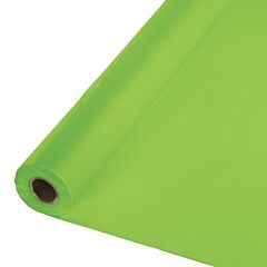 40"X100' Plastic Table Roll - Fresh Lime