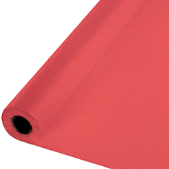 40"X100' Plastic Table Roll - Coral