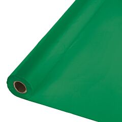 40"X100' Plastic Table Roll - Emerald Green