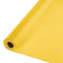 40"X100' Plastic Table Roll - School Bus Yellow