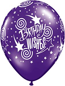 16" Birthday Wishes Latex