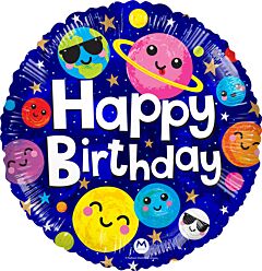 17" Happy Birthday Orbit