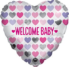 17" Welcome Baby Girl