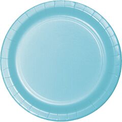 7" Paper Plate - Pastel Blue
