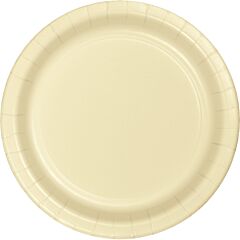 7" Paper Plate - Ivory