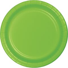 7" Paper Plate - Fresh Lime