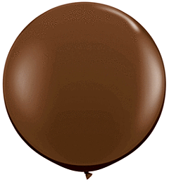 3' Qualatex Chocolate Brown Latex