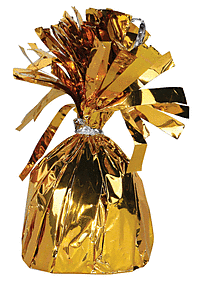 175 Gram Fringed Foil Weight - Gold