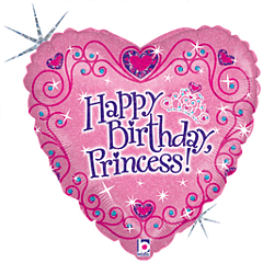 18" Happy Birthday Princess