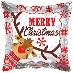 4" Happy Holiday Reindeer