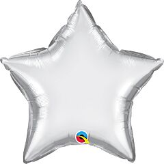 20" Chrome Silver Star