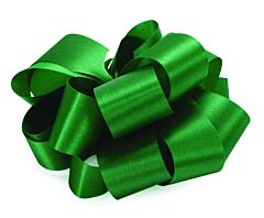 9/16" x 100yd Acetate Satin Ribbon No3 - Holiday Green