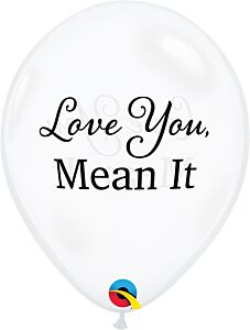 11" Simply Love Mean It Latex -Clear