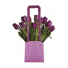 4" Dotty Bag - Purple