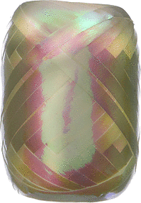 66' Ribbon Egg - Irid White Flat
