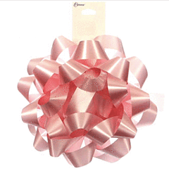 6" Iridescent Bow - Pink