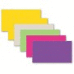 Envelopes - 4.5" X 2.5" - Assorted Colors
