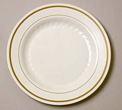 6" Masterpiece Plate - Ivory 10/15