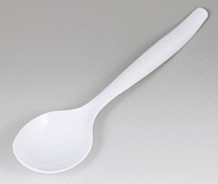 10" Serving Spoon - White