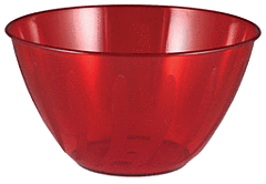 24oz Swirl Bowl - Red