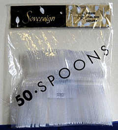 Sovereign T-Spoon - Clear  12/50