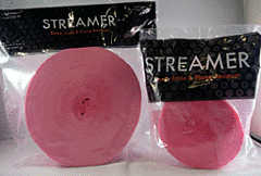500' Crepe Streamer - Pink