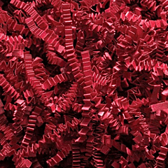 Crimped Paper Shred - Red