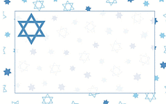 Enclosure Card - Hanukkah Star of David