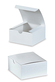 9X9X9 Gift Box - White 2Pc