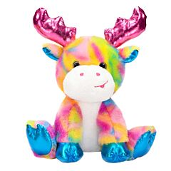10" Psychedelic Moose Plush