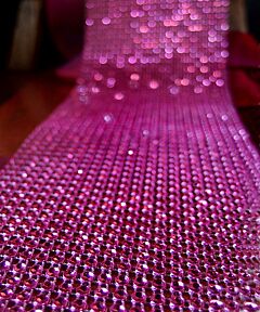 4.5" x 10yd Diamond Wrap - Hot Pink
