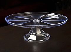 12" Clear Cake Stand