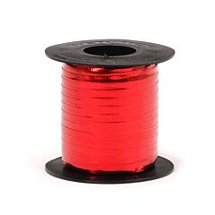 3/16" x 250yd Glitter Crimped Ribbon - Hot Red