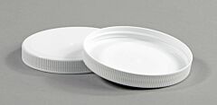 White Ribbed Lid for 80 oz cansiter