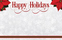 Enclosure Card - Happy Holidays Poinsettia